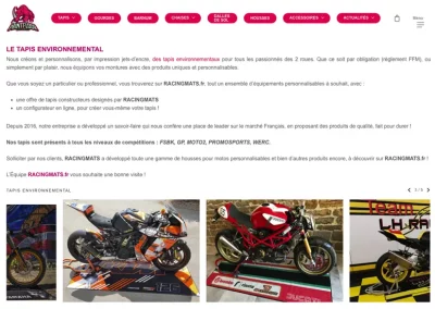 Site Web Racingmats
